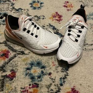 White and pink Nikes